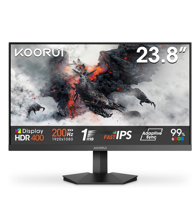 🖥️ KOORUI G2411P 24 Zoll Gaming FHD Monitor (200Hz) für 94€ (statt 110€)