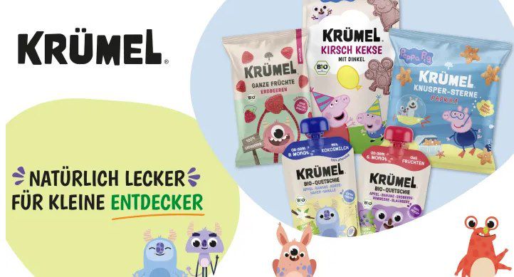 Magenta Moments: Probierbox von Krümel kostenlos + 4,99€ Versand
