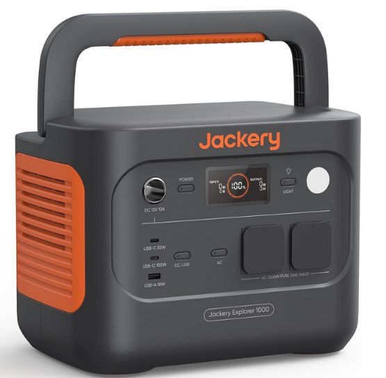 🔋 Jackery Explorer 1000 V2 1070Wh LiFePO4 Powerstation für 549€ (statt 649€)