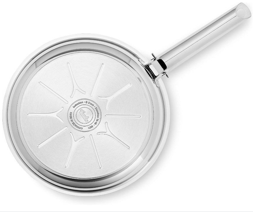 🍳 Fissler Steelux Pro/Edelstahl Pfanne Ø 24 cm Induktion für 73,99€ (statt 88€)