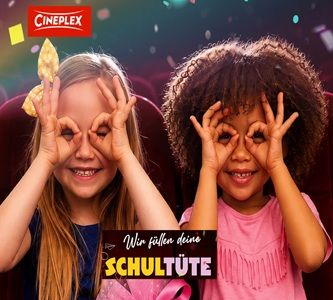 Kostenlose Füllung der Schultüte für Erstklässler in teilnehmenden Cineplex-Kinos