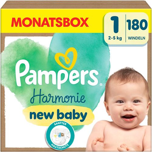 👶🏻 Pampers Harmonie Windeln: Größen 1-4, 174-204 Stück ab 32,32€ (statt 47€)