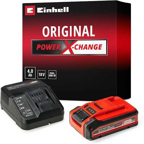 🔋 Einhell 4 Ah PLUS Power X Change Starter Kit für 41,39€ (statt 55€)