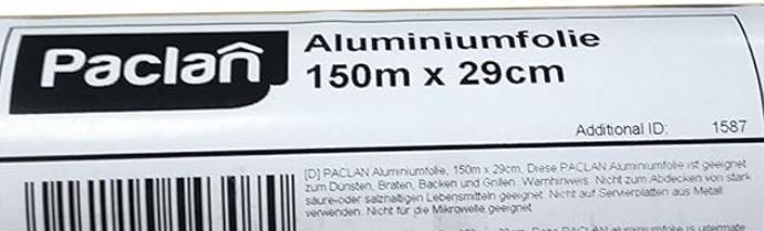 Paclan Economy Alufolie, 150m x 29cm ab 11,37€ (statt 21€)