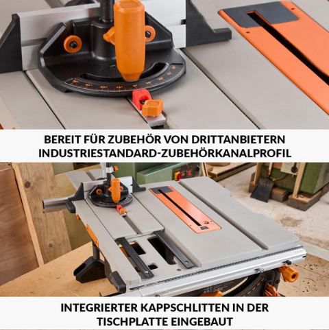 🪚 Evolution Power Tools R255TBLX+ Tischsäge mit Ständer für 440,29€ (statt 518€)