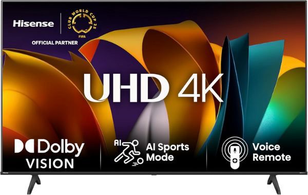 📺 Hisense 50E6NT 50 4K UHD Smart TV mit Alexa Built in für 279€ (statt 319€)