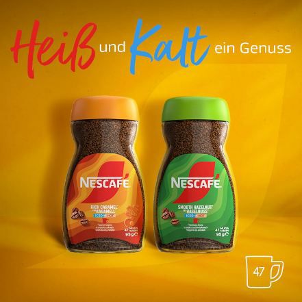 ☕ Nescafe Typ Haselnuss Instantkaffee, 95g ab 4€ (statt 6€)