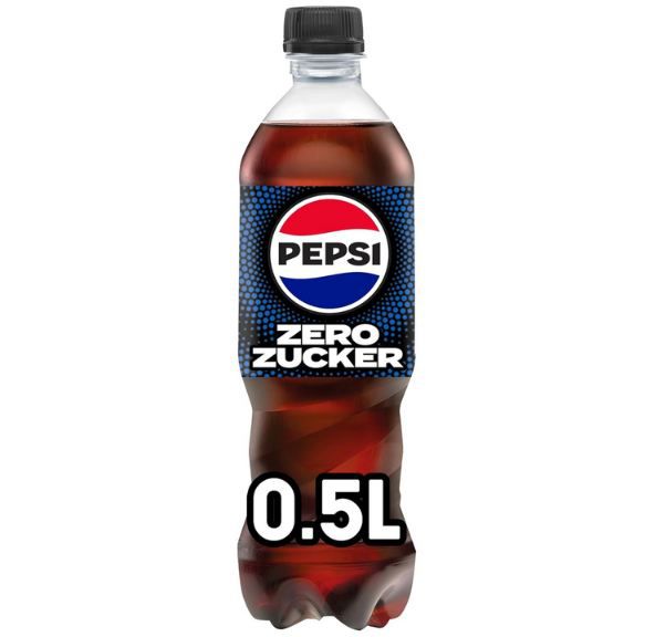 🥤 6er Pack Pepsi Zero Zucker Cola, 0,5L ab 5,29€ (statt 7€)   0,88€ pro Flasche