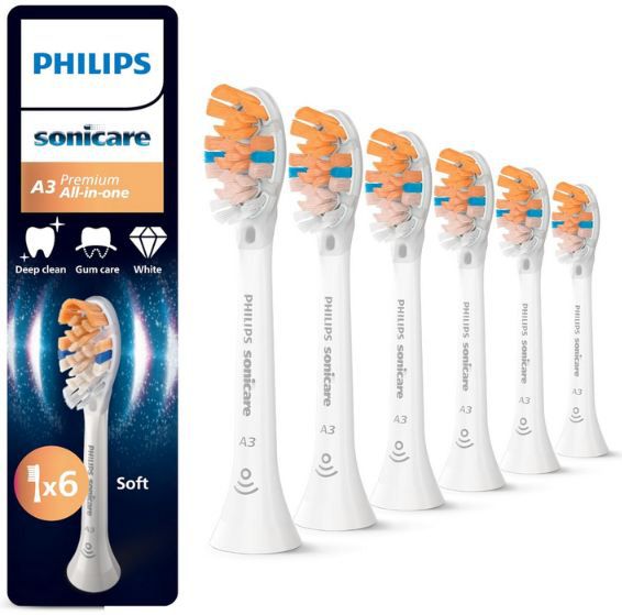 🪥 6er Pack Philips HX9096/87 Sonicare A3 Premium Bürstenköpfe ab 47,49€ (statt 70€)