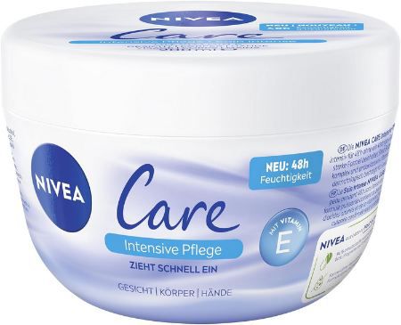 🧴 5 x NIVEA Creme Care Intensive Pflege, Gesicht  & Körper ab 16,55€ (statt 24€)