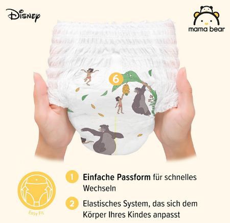 👶 120er Pack Mama Bear Disney Windelhöschen, Größe 6 ab 25€ (statt 42€)