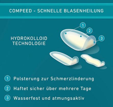 🦶🏻 5er Pack Compeed Blasenpflaster Mixpack mit Hydrokolloid ab 5,39€ (statt 9€)