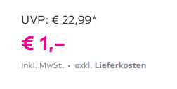 🤔 Preisfehler? 💡Modern Living Bunti Tischleuchte in Schwarz oder Orange ab 1€ (statt 23€)