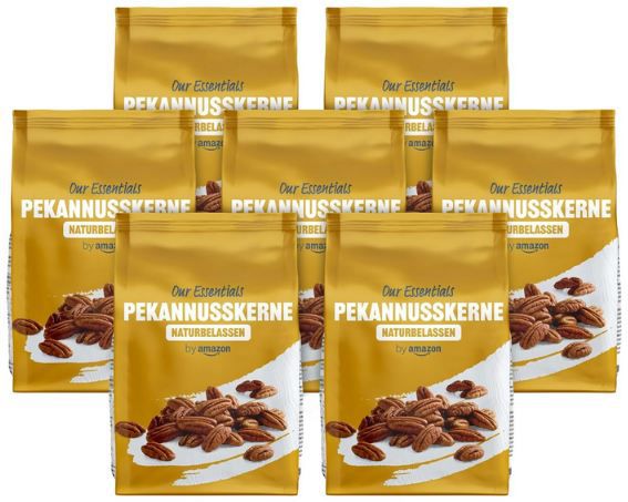 🌰 1,4Kg by Amazon Pekannusskerne, ungesalzen ab 24,99€ (statt 33€)