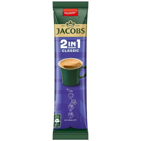 ☕ 12 x 10er Pack Jacobs 2in1 Classic Instant Kaffee Sticks ab 22,49€ (statt 33€)