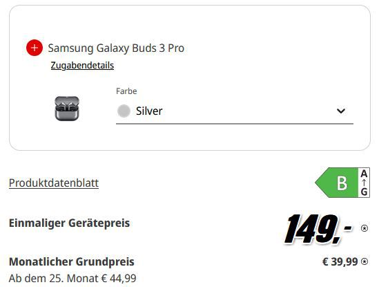 🤯 WOW! Eff. GRATIS: 🔥 Samsung Galaxy Flip7 + Buds 3 + Telekom 60GB nur 39,99€ mtl.