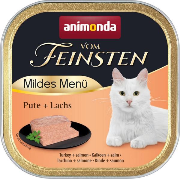 🐈 6er Pack animonda Mildes Menü Katzenfutter, Pute + Lachs ab 3,93€ (statt 6€)