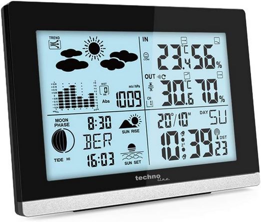 ☁️ Technoline WS 6762 Wetterstation für 25,19€ (statt 34€)