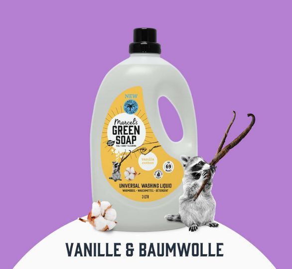🧴 3L Marcels Green Soap Universal Waschmittel Vanille & Baumwolle ab 16€ (statt 27€)
