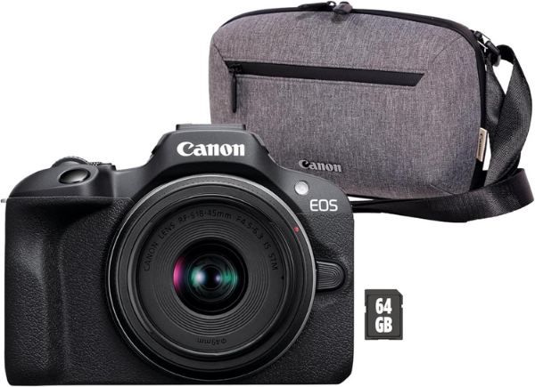 📷 Canon EOS R100 + RF S 18 45mm + Tasche Kit für 499€ (statt 684€)