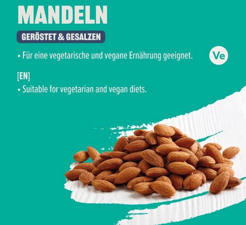 🌰 4 x 150g by Amazon Mandeln geröstet & gesalzen ab 7,65€ (statt 10€)