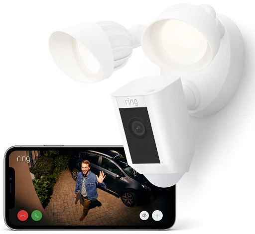 🎥 Ring HD Flutlichtkamera Plus (Kabel) mit WLAN für 99,99€ (statt 130€)