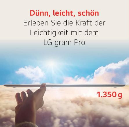 💻 LG gram 17 WQXGA Notebook mit Intel Core Ultra7, 32GB/2TB für 1.369,99€ (statt 1.606€)