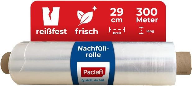 Paclan Frischhaltefolie mit 300m x 29cm ab 3,77€ (statt 12€)