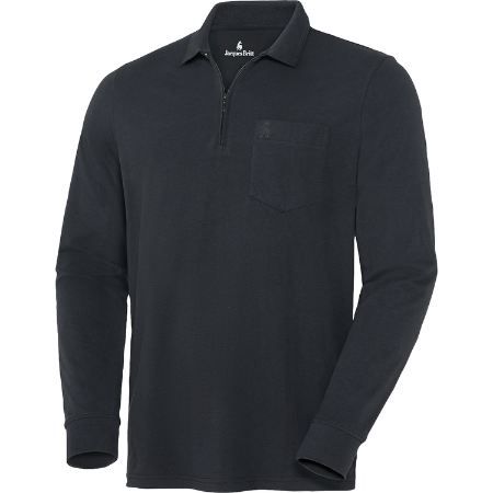👕 2er Pack Jacques Britt Langarm Polohemd mit Zipp für 32,19€ (statt 46€)