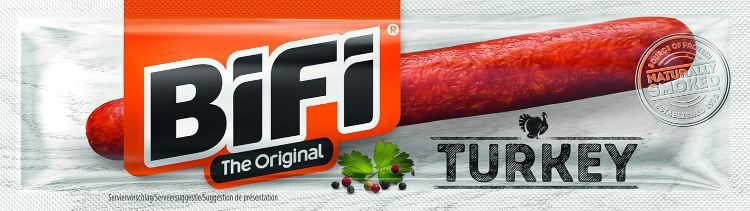 😋 20 x 5er Pack BiFi Turkey   Truthahn–Salami Fleischsnack ab 44€ (statt 60€)