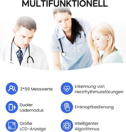 🩸 Sinocare Oberarm Blutdruckmessgerät mit Display für 16,82€ (statt 22€)