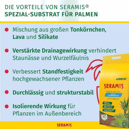 🌴 15L Seramis Spezial Substrat für Palmen, Tongranulat für 11,53€ (statt 20€)