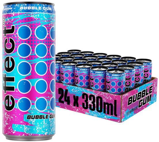 🥤 24er Tray effect Energy Drink Bubble Gum, 0,33L für 16,99€ (statt 24€)   0,71€ pro Dose