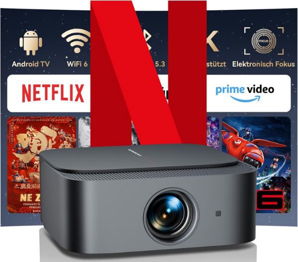 📽️ Zoomcat E1 1080p Beamer mit WiFi + Bluetooth für 114,66€ (statt 300€)