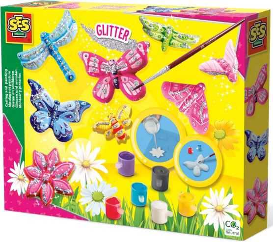 🦋 SES Creative Gipsmodellierset Glitzerschmetterlinge für 10,82€ (statt 14€)