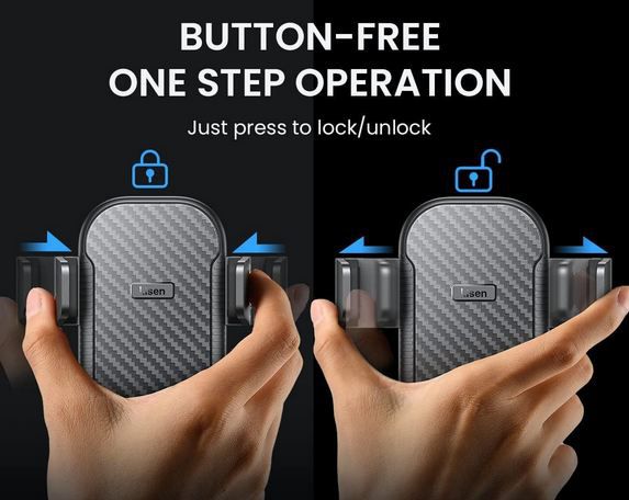 📱 Lisen KFZ Handyhalterung, 360° Drehbar für 3,49€ (statt 11€)