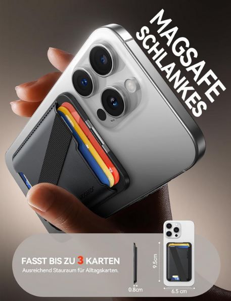 Joyroom MagSafe Slim Wallet mit Ständer für 11,49€ (statt 23€)