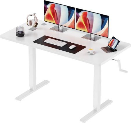 Flycity Manuell Höhenverstellbarer Schreibtisch, 110 x 60cm für 54,97€ (statt 110€)