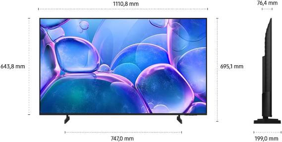 📺 Samsung U7099F 50 Crystal UHD LED Fernseher für 409€ (statt 444€)