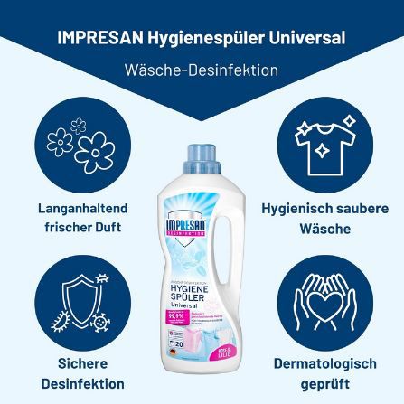 👕 Impresan Hygiene Spüler Universal, 1,5 Liter ab 2,84€ (statt 4€)