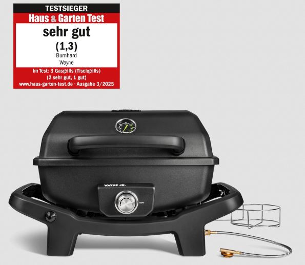 🔥 Burnhard: 20% Rabatt auf ALLES   z.B. WAYNE Jr. Balkongrill für 175,20€ (statt 195€)