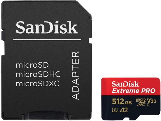 💾 SanDisk Extreme PRO microSDXC 512 GB + Adapter für 45,69€ (statt 54€)
