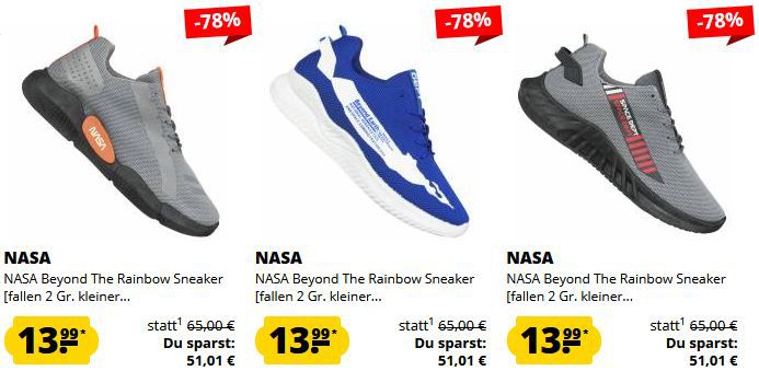 🚀 SportSpar NASA Hoodie, Shirt & Sneaker Sale ab 3,99€ + 11% Extra Rabatt