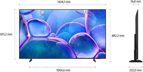 📺 Samsung U7099F Crystal 65 4K UHD LED Fernseher für 555€ (statt 605€)