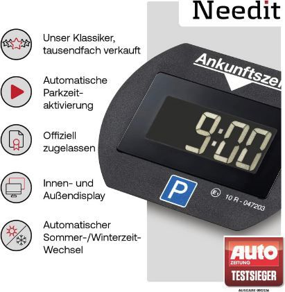 🕙 Needit Park Lite elektronische Parkscheibe für 18,99€ (statt 25€)