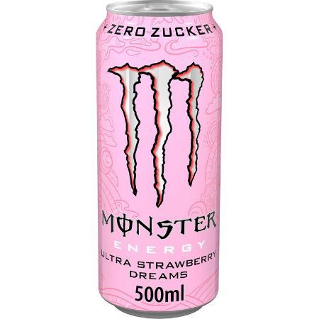 🥤 12er Pack Monster Energy Ultra Strawberry Dreams, 0,5L ab 11,69€ (statt 19€)