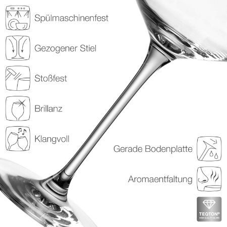 🥂 6er Set Leonardo Home Puccini Weißweingläser, 560ml für 19,99€ (statt 29€)