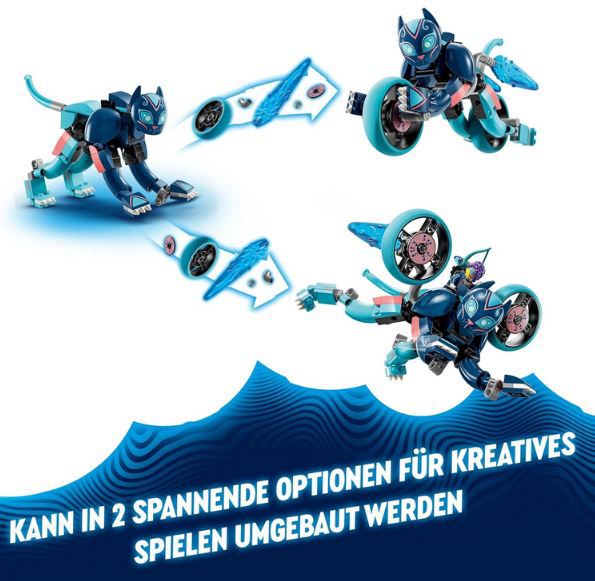 LEGO 71479 DREAMZzz 2 in 1 Zoeys Katzenmotorrad für 8€ (statt 17€)