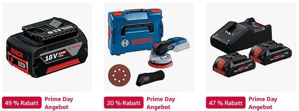 🔥 Prime Day: 🧰 Bosch Professional Werkzeug stark reduziert   z.B. Oberfräse für 99€ (statt 126€)
