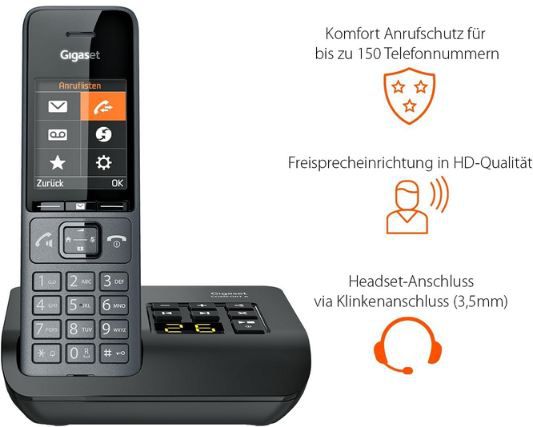 ☎️ Gigaset Comfort 520A Duo DECT Telefone mit Anrufbeantworter für 82,39€ (statt 105€)